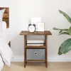  Éjjeli asztal fiókkal Füstölt tölgy 41 x 40 x 45 cm Faanyag