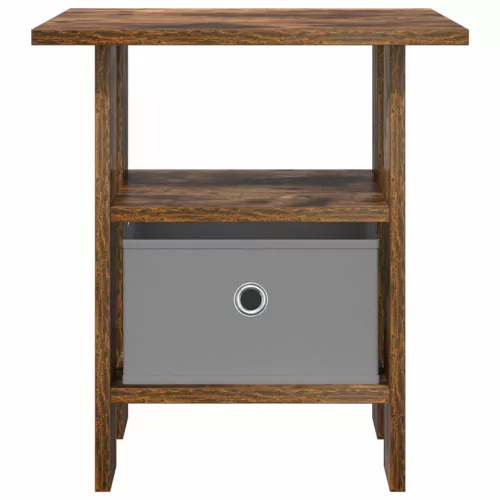  Éjjeli asztal fiókkal Füstölt tölgy 41 x 40 x 45 cm Faanyag