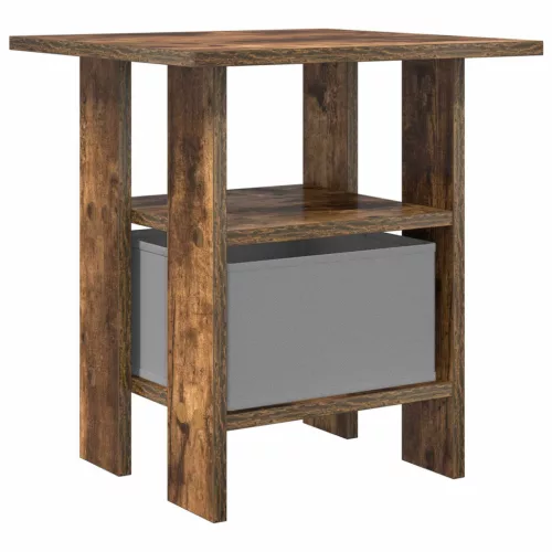  Éjjeli asztal 2 pcs Füstölt tölgy 41 x 40 x 45 cm Faanyag