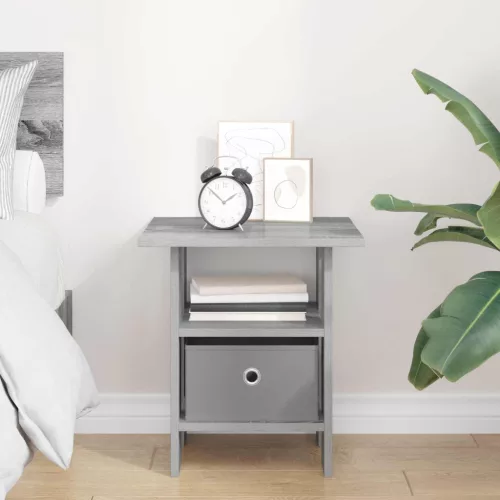  Éjjeli asztal fiókkal Szürke Sonoma 41 x 40 x 45 cm Faanyag