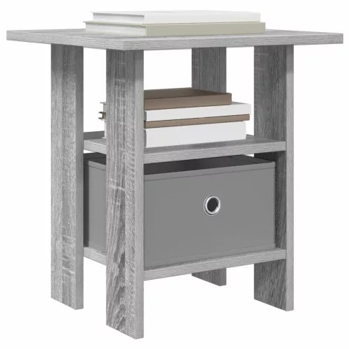  Éjjeli asztal 2 pcs Szürke Sonoma 41 x 40 x 45 cm Faanyag
