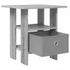  Éjjeli asztal 2 pcs Szürke Sonoma 41 x 40 x 45 cm Faanyag