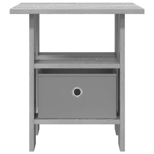  Éjjeli asztal 2 pcs Szürke Sonoma 41 x 40 x 45 cm Faanyag