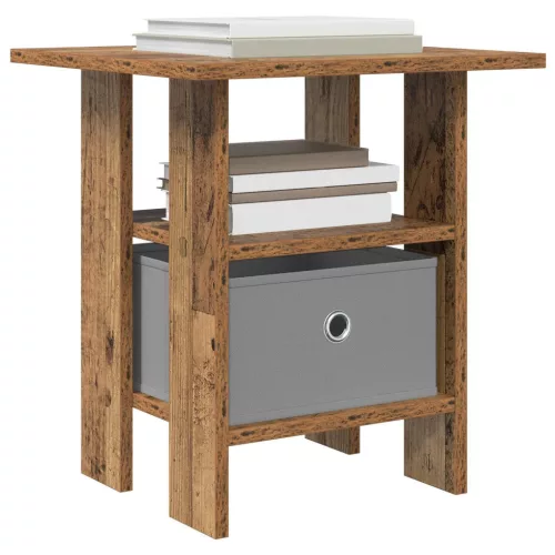  Éjjeli asztal fiókkal Öreg fa 41 x 40 x 45 cm Faanyag