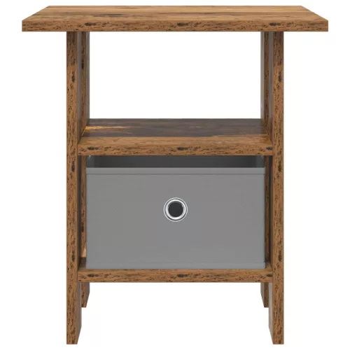  Éjjeli asztal fiókkal Öreg fa 41 x 40 x 45 cm Faanyag