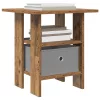  Éjjeli asztal fiókkal 2 pcs Öreg fa 41 x 40 x 45 cm Faanyag