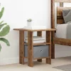  Éjjeli asztal fiókkal 2 pcs Öreg fa 41 x 40 x 45 cm Faanyag
