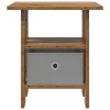 Éjjeli asztal fiókkal 2 pcs Öreg fa 41 x 40 x 45 cm Faanyag