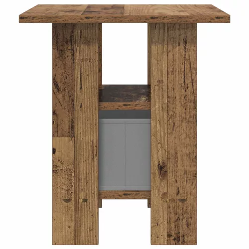  Éjjeli asztal fiókkal 2 pcs Öreg fa 41 x 40 x 45 cm Faanyag