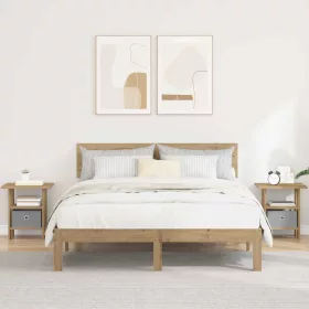  Éjjeli asztal 2 pcs Artisan tölgy 41 x 40 x 45 cm Faanyag