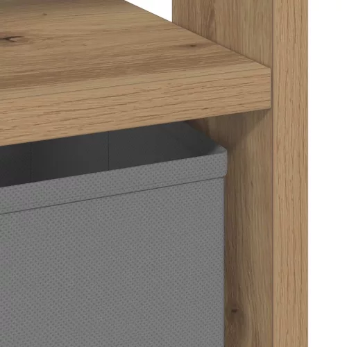  Éjjeli asztal 2 pcs Artisan tölgy 41 x 40 x 45 cm Faanyag