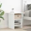  Éjjeli asztal fiókkal Fehér 41 x 40 x 45 cm Faanyag