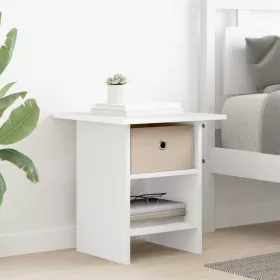  Éjjeli asztal fiókkal Fehér 41 x 40 x 45 cm Faanyag