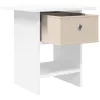  Éjjeli asztal fiókkal Fehér 41 x 40 x 45 cm Faanyag