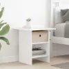  Éjjeli asztal fiókkal 2 pcs Fehér 41 x 40 x 45 cm Faanyag