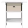  Éjjeli asztal fiókkal 2 pcs Fehér 41 x 40 x 45 cm Faanyag