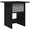  Éjjeli asztal fiókkal Fekete tölgy 41 x 40 x 45 cm Faanyag