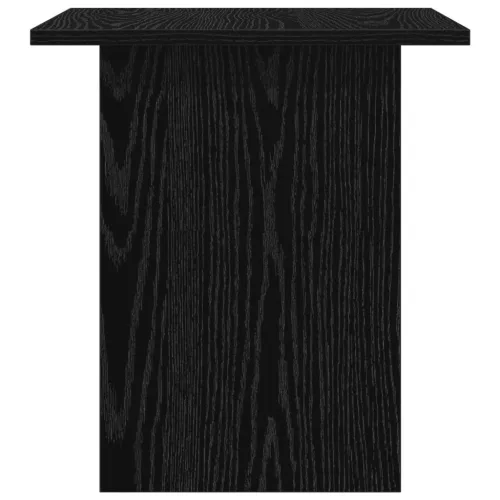  Éjjeli asztal 2 pcs Fekete tölgy 41 x 40 x 45 cm Faanyag