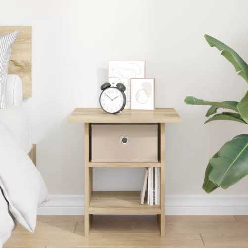  Éjjeli asztal fiókkal Sonoma tölgy 41 x 40 x 45 cm Faanyag