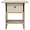  Éjjeli asztal fiókkal Sonoma tölgy 41 x 40 x 45 cm Faanyag