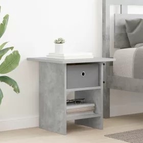    Éjjeli asztal fiókkal Beton Szürke 41 x 40 x 45 cm Faanyag