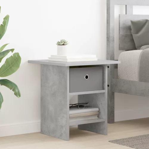  Éjjeli asztal fiókkal Beton Szürke 41 x 40 x 45 cm Faanyag