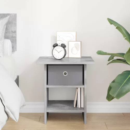  Éjjeli asztal fiókkal Beton Szürke 41 x 40 x 45 cm Faanyag