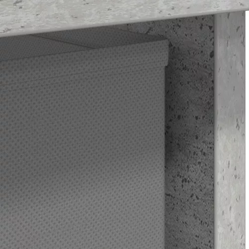  Éjjeli asztal 2 pcs Beton Szürke 41 x 40 x 45 cm Faanyag