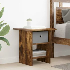    Éjjeli asztal fiókkal Füstölt tölgy 41 x 40 x 45 cm Faanyag