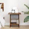  Éjjeli asztal fiókkal Füstölt tölgy 41 x 40 x 45 cm Faanyag