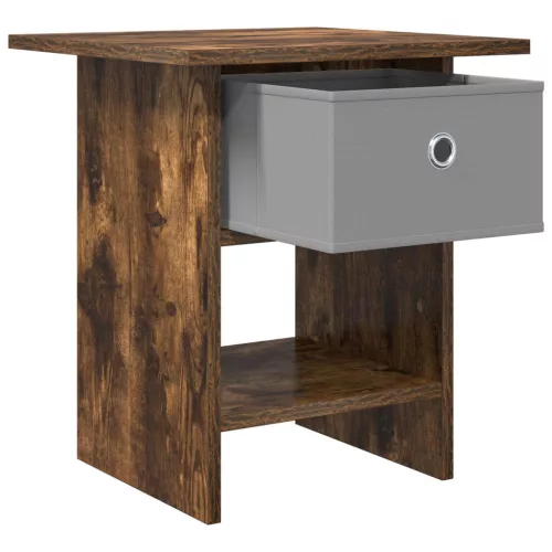  Éjjeli asztal fiókkal Füstölt tölgy 41 x 40 x 45 cm Faanyag