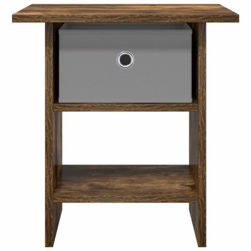  Éjjeli asztal fiókkal Füstölt tölgy 41 x 40 x 45 cm Faanyag