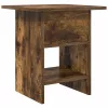  Éjjeli asztal 2 pcs Füstölt tölgy 41 x 40 x 45 cm Faanyag