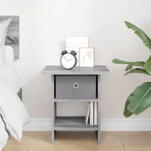  Éjjeli asztal fiókkal Szürke Sonoma 41 x 40 x 45 cm Faanyag