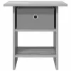 Éjjeli asztal fiókkal Szürke Sonoma 41 x 40 x 45 cm Faanyag