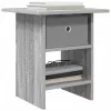 Éjjeli asztal 2 pcs Szürke Sonoma 41 x 40 x 45 cm Faanyag