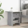  Éjjeli asztal 2 pcs Szürke Sonoma 41 x 40 x 45 cm Faanyag