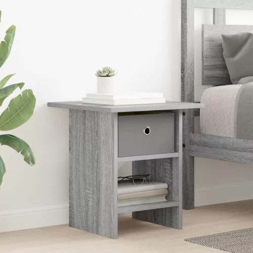  Éjjeli asztal 2 pcs Szürke Sonoma 41 x 40 x 45 cm Faanyag