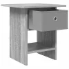  Éjjeli asztal 2 pcs Szürke Sonoma 41 x 40 x 45 cm Faanyag