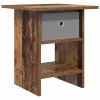  Éjjeli asztal fiókkal Öreg fa 41 x 40 x 45 cm Faanyag