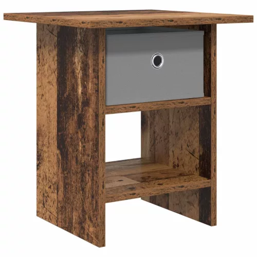  Éjjeli asztal fiókkal Öreg fa 41 x 40 x 45 cm Faanyag
