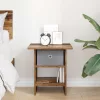  Éjjeli asztal fiókkal Öreg fa 41 x 40 x 45 cm Faanyag
