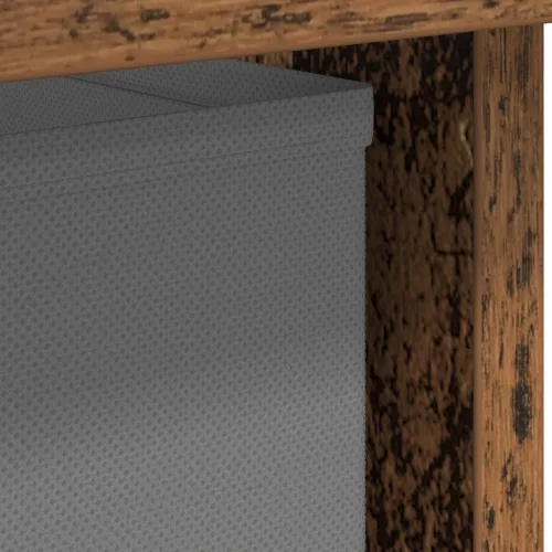  Éjjeli asztal fiókkal 2 pcs Öreg fa 41 x 40 x 45 cm Faanyag