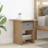  Éjjeli asztal fiókkal Artisan tölgy 41 x 40 x 45 cm Faanyag