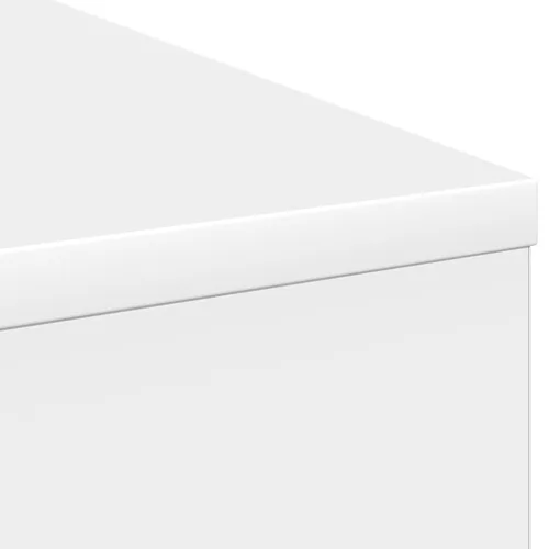 Asztal fiókkal polcokkal Fehér 100 x 40 x 75 cm Faanyag