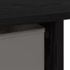  Asztal fiókkal polcokkal Fekete tölgy 100 x 40 x 75 cm Faanyag
