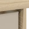  Asztal fiókkal polcokkal Sonoma tölgy 100 x 40 x 75 cm Faanyag