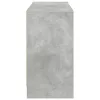  Asztal fiókkal polcokkal Beton Szürke 100 x 40 x 75 cm Faanyag