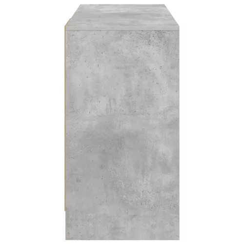  Asztal fiókkal polcokkal Beton Szürke 100 x 40 x 75 cm Faanyag