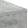  Asztal fiókkal polcokkal Beton Szürke 100 x 40 x 75 cm Faanyag